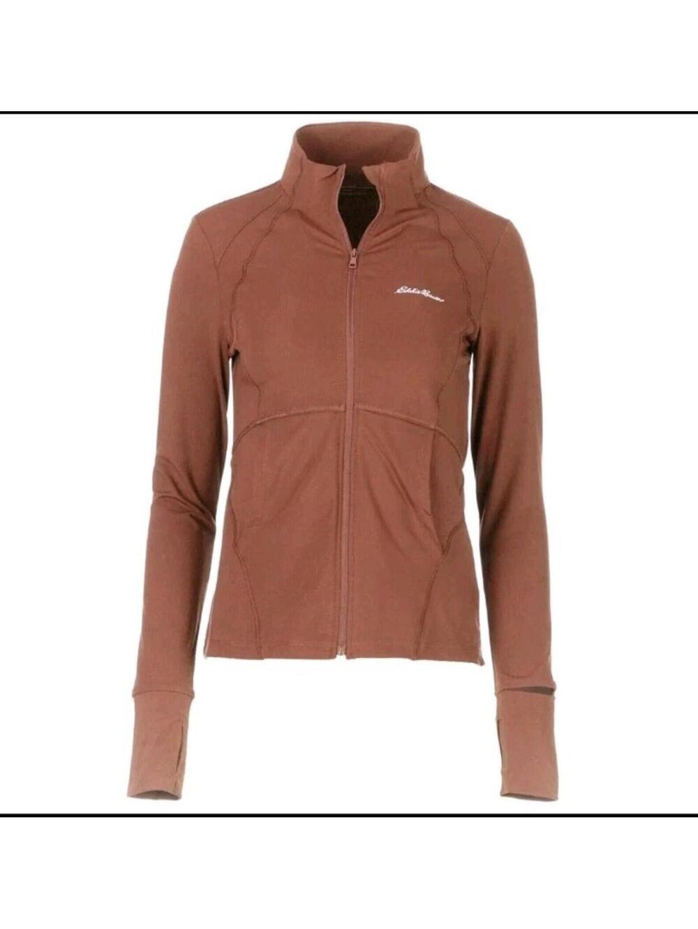 Eddie Bauer Women's Full Zip Jacket Sz XS (0-2) Brown  NWT